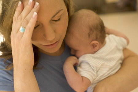 Mamme più a rischio di depressione post partum dopo un cesareo