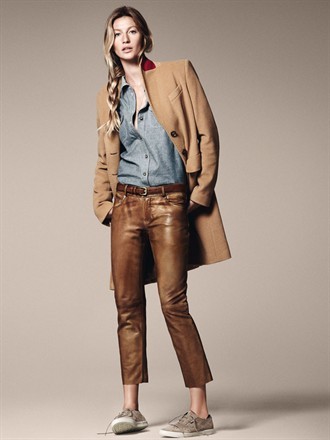 Gisele Bundchen testimonial casual chic di Esprit