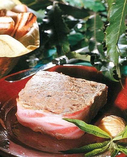 Pate anatra e castagne