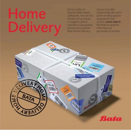 Le scarpe Bata direttamente a casa vostra con il servizio home delivery