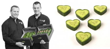 Un’idea regalo originale per San Valentino? I cetrioli a forma di cuore…