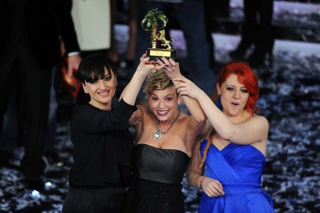 Vincitori Sanremo 2012: il podio rosa di Emma, Arisa e Noemi che mancava dal 1999