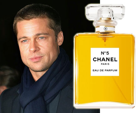 Brad Pitt per Chanel n° 5, primo uomo testimonial del profumo amato da Marilyn