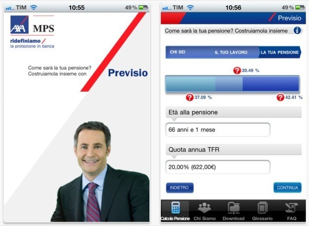 Axa MPS, l’App che ti aiuta a calcolare la pensione