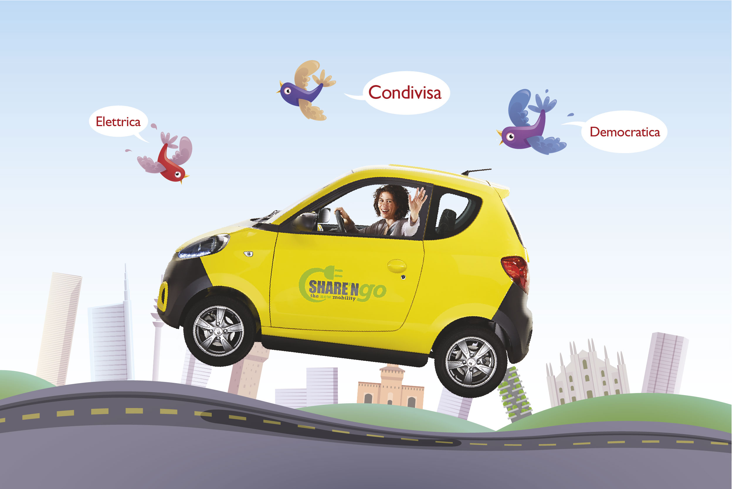 Share’ngo, il nuovo car sharing a misura di donna