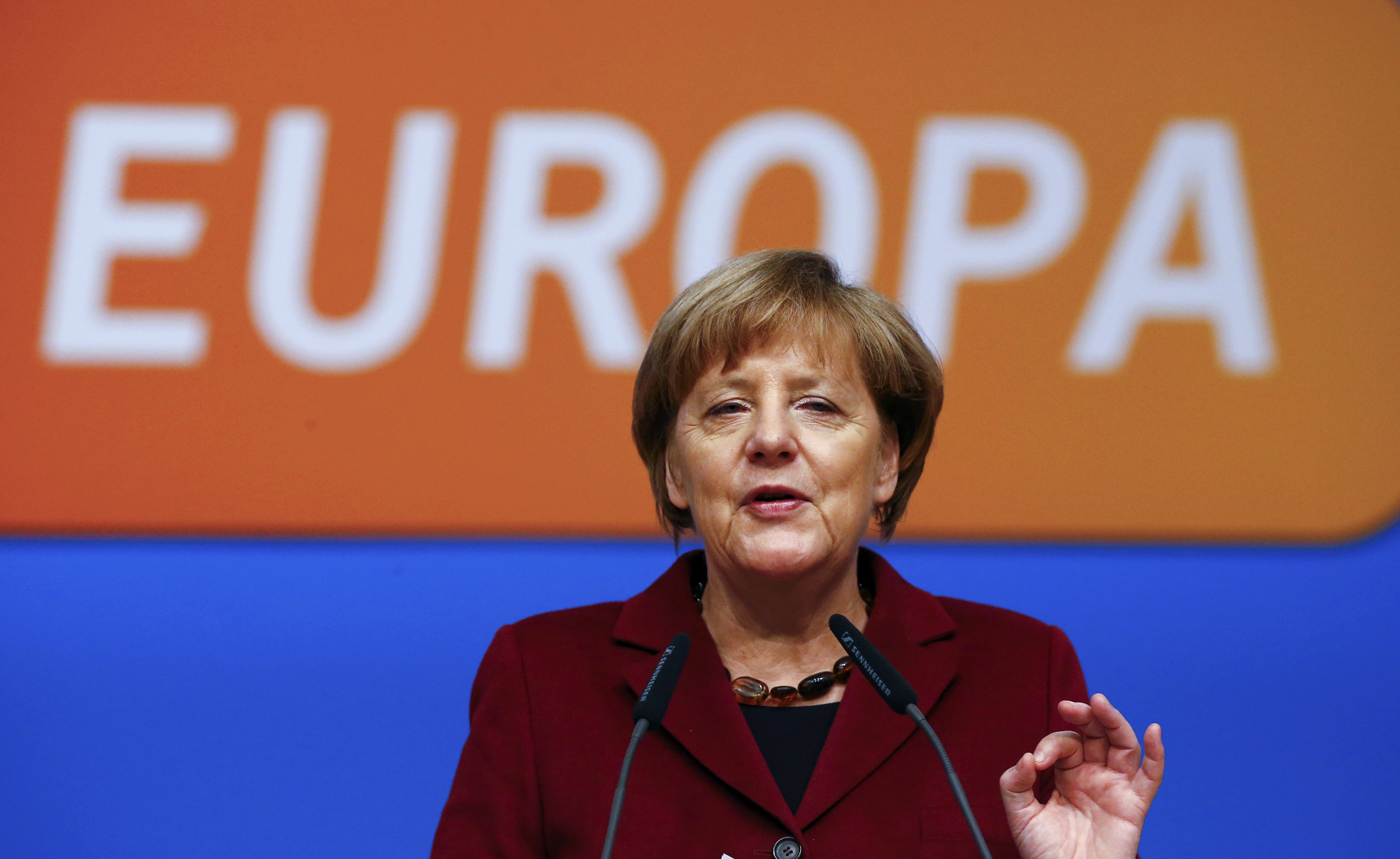 Angela Merkel, congresso della CDU a Karlsruhe