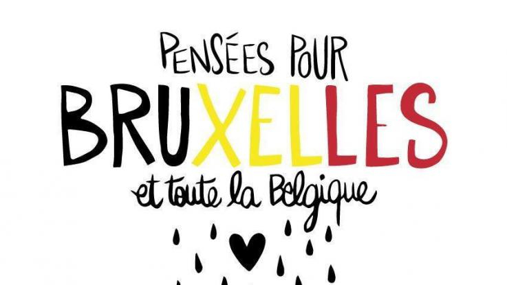 messaggi solidali per bruxelles