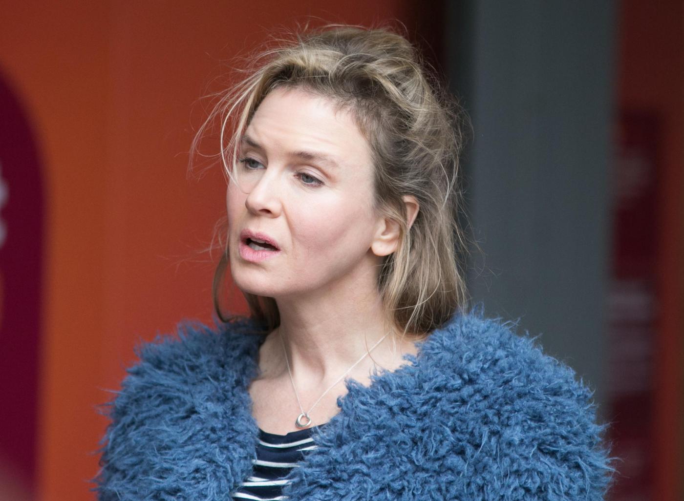 Londra, Renée Zellweger sul set del film "Bridget Jones's baby"