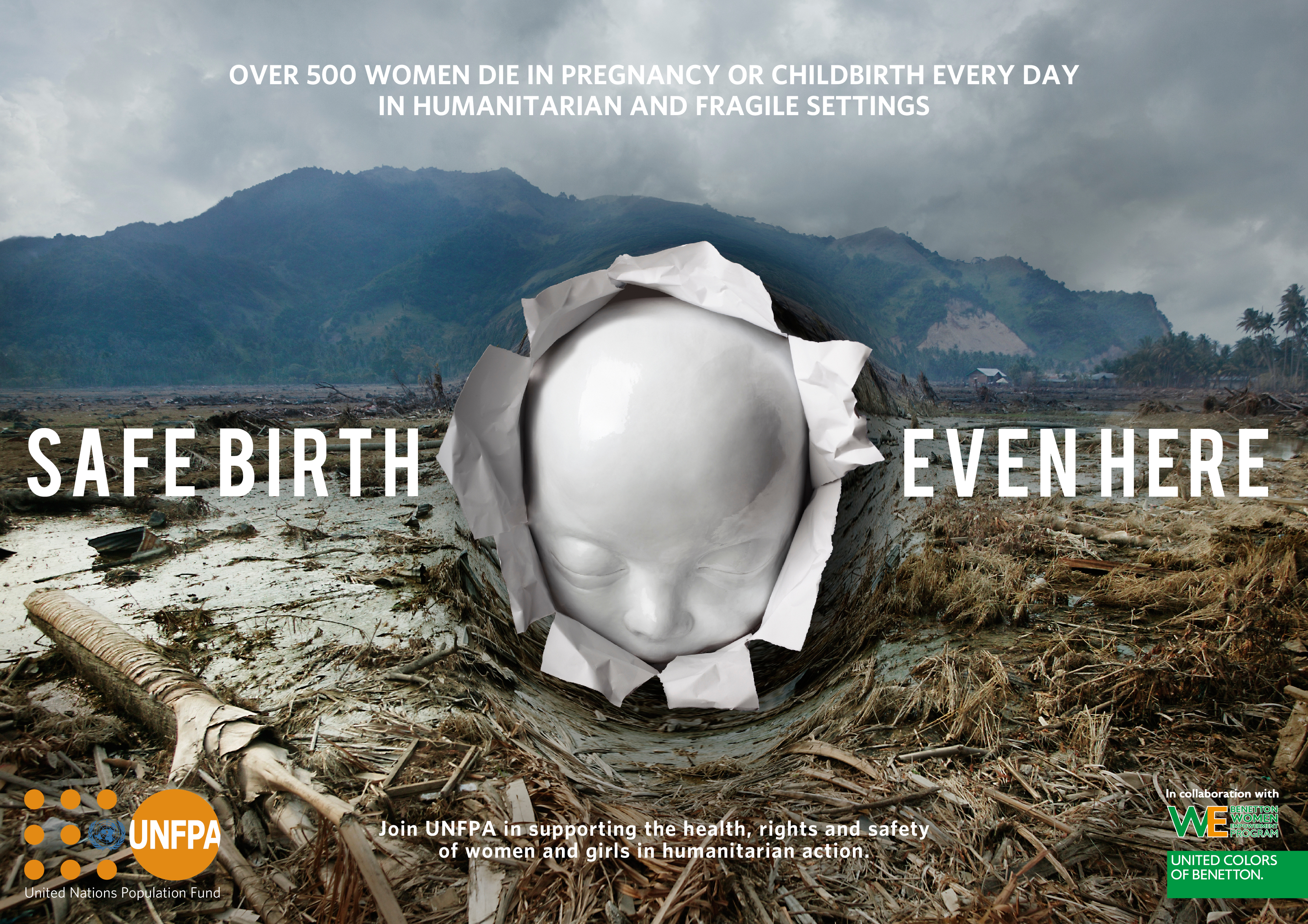 Safe Birth Even Here, la nuova campagna Benetton e UNFPA per le donne in gravidanza