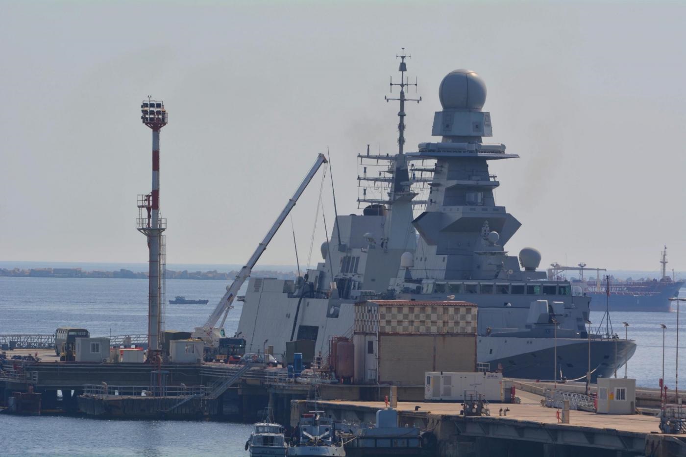 Conferenza stampa per il recupero della nave di migranti naufragata il 18 aprile del 2015
