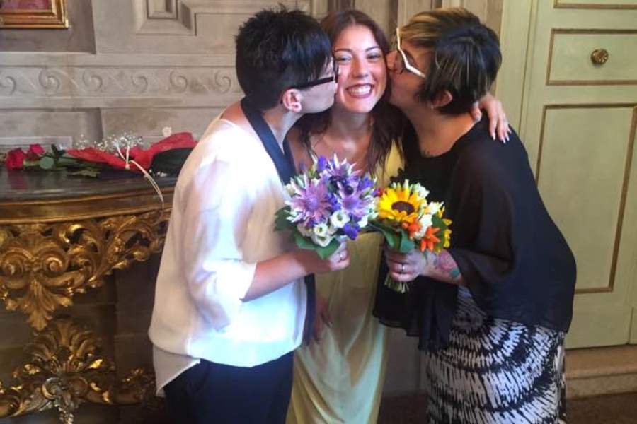 Prima unione civile gay a Bologna: Eleonora e Anna si sono sposate