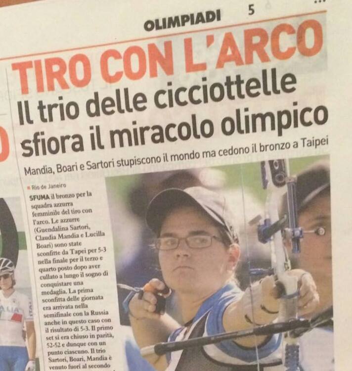 Rio 2016: le italiane del tiro con l’arco definite “cicciottelle” ed è subito polemica