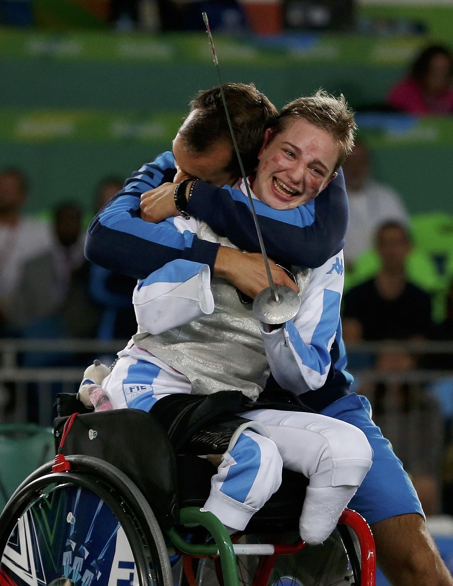 Paralimpiadi Rio, bronzo nel fioretto per Vio, Triglia e Mogos