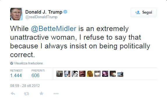 trump vs bette midler