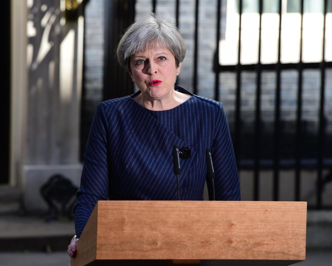 Theresa May annuncia le elezioni anticipate: Gran Bretagna al voto l’8 giugno