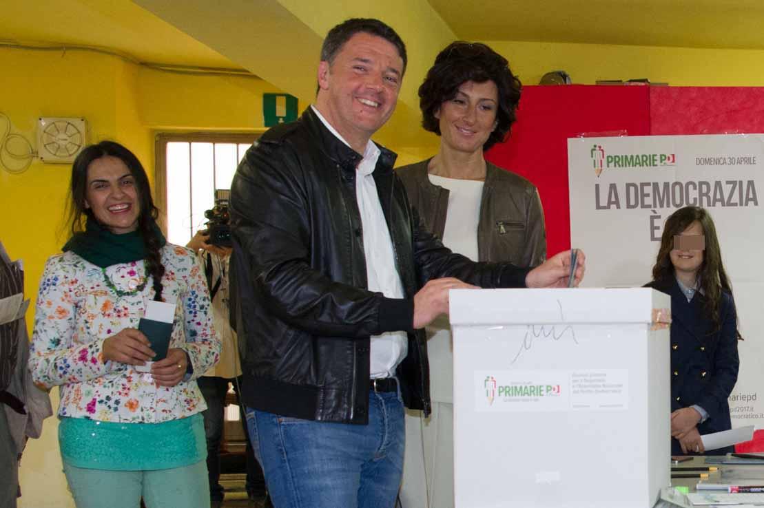 Primarie Pd: Renzi il nuovo segretario con la percentuale record del 70%