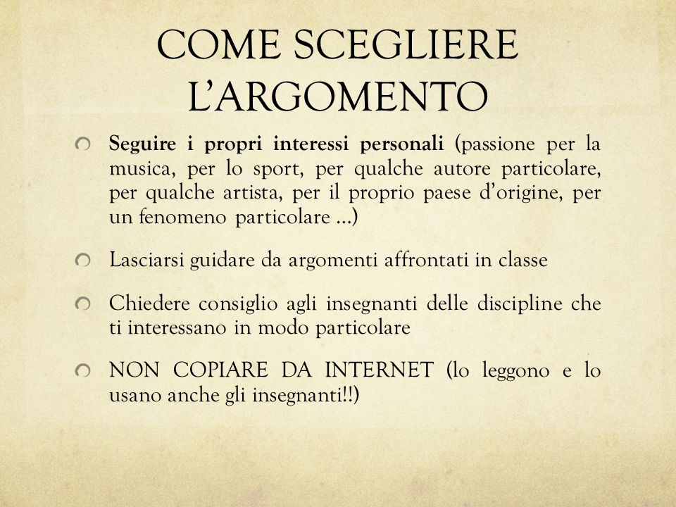 argomento