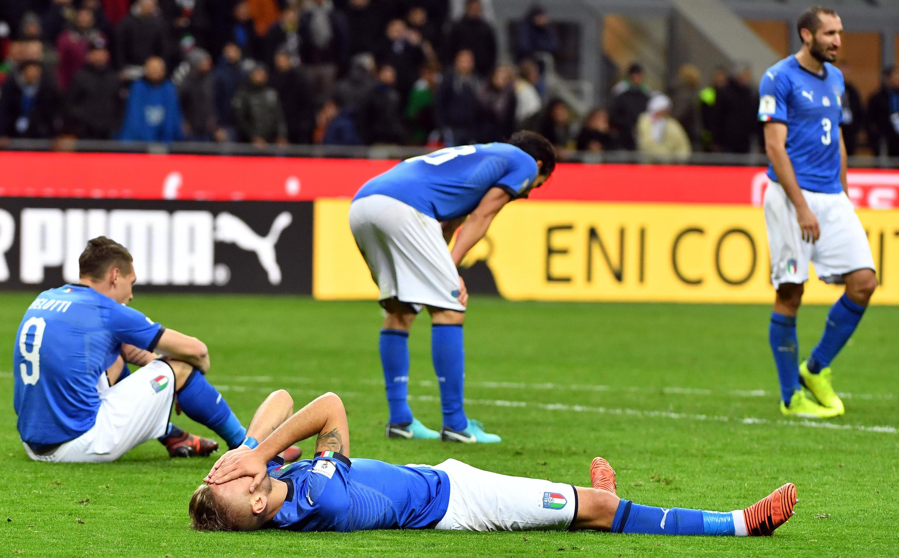 Mondiali: da Irlanda Nord a Svezia,i disastri azzurri