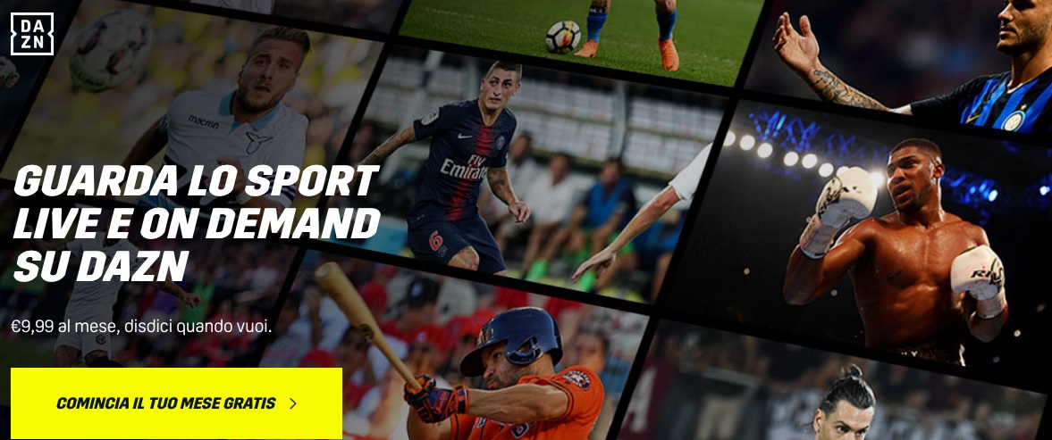 DAZN, il migliore regalo di Natale per lui