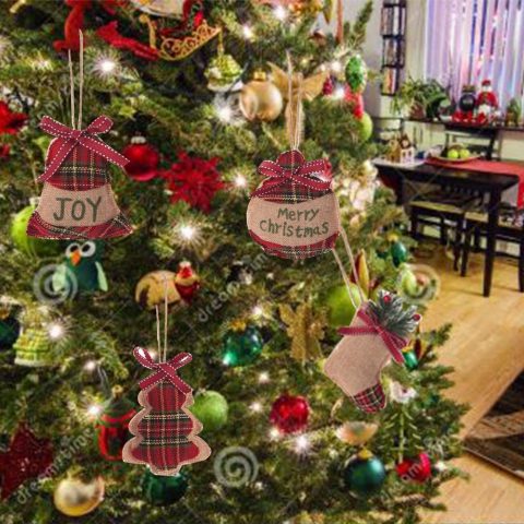 Decorazioni albero di Natale in lana