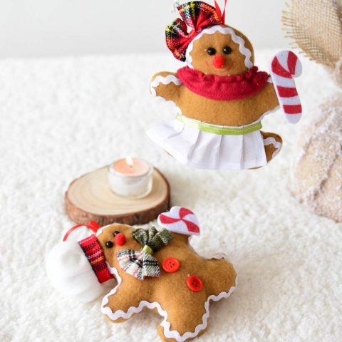 Addobbi di Natale in pannolenci