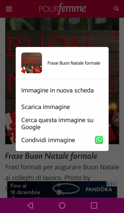 Tutorial per mandare le immagini via WhatsApp