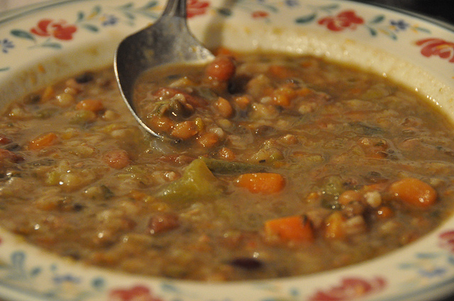 Minestrone di legumi