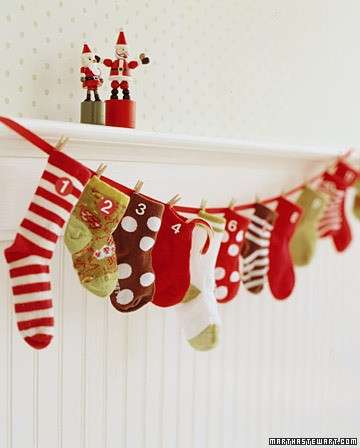 Decorazioni di Natale fai da te: il calendario dell’avvento