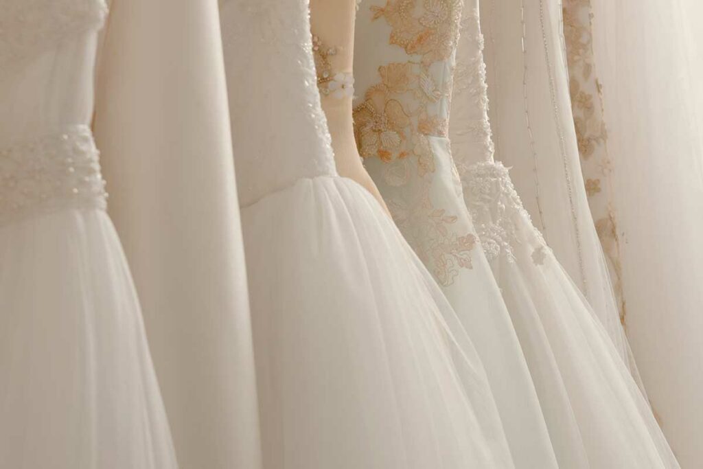 tipi di tessuti abiti da sposa