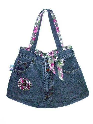 Come fare una borsa di jeans