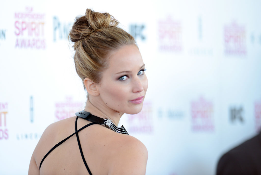 Jennifer Laurence con lo chignon