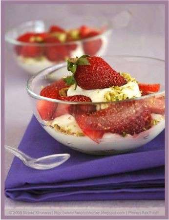 Ricette estive: coppe di fragole