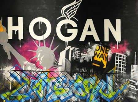 Hogan, le sneakers con graffiti Olympia 3000