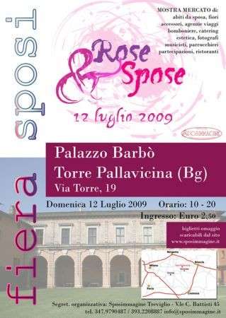 Rose&Spose 2009, Fiera per gli Sposi