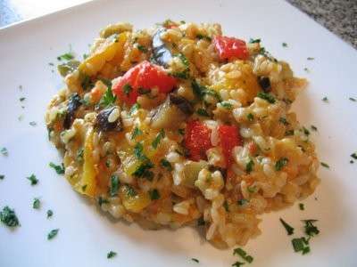 Ricette light: risotto ai peperoni