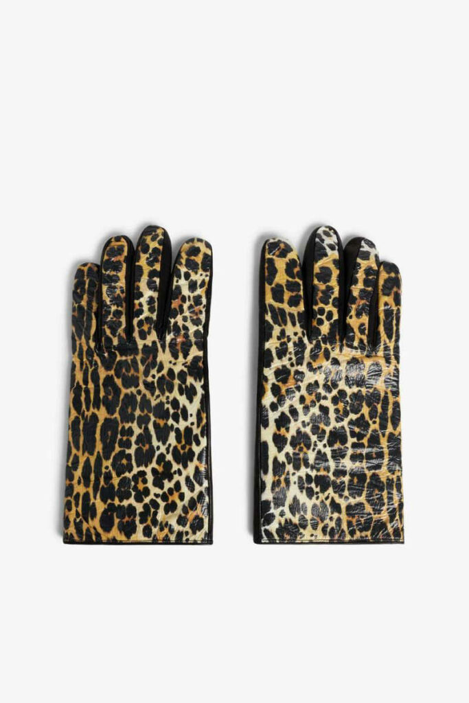 guanti stampa animalier Cavalli