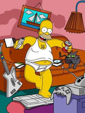 Homer Simpson portavoce della dieta sana