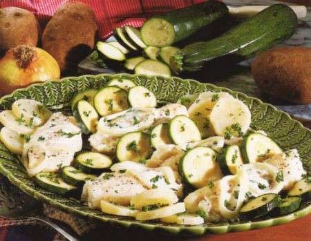 Merluzzo verdure