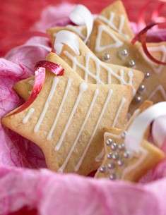 Biscotti a stelline per l’albero