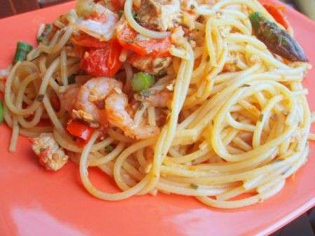 Ricette light: pasta con gamberoni