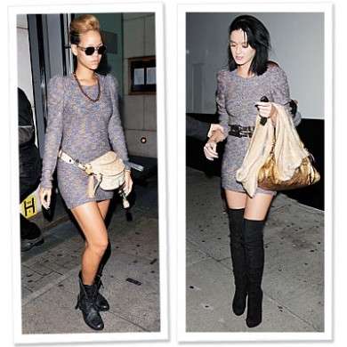 Rihanna e Katy Perry con lo stesso abito H & M