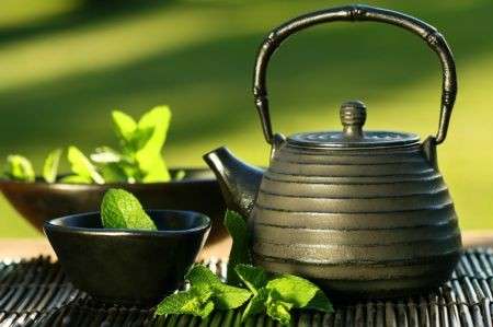 Il tè verde rende la pelle luminosa