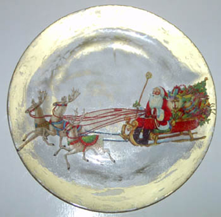 centrotavola natale decoupage