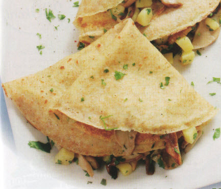 Ricette natalizie light: crespelle con patate