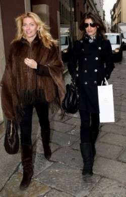 Elisabetta Canalis fa shopping con Federica Fontana