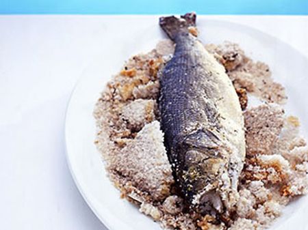 Ricette light: branzino al sale