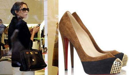 Victoria Beckham con le Christian Louboutin Maggie 140