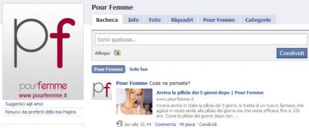 Pour Femme è su Twitter e Facebook: diventa fan e seguici!