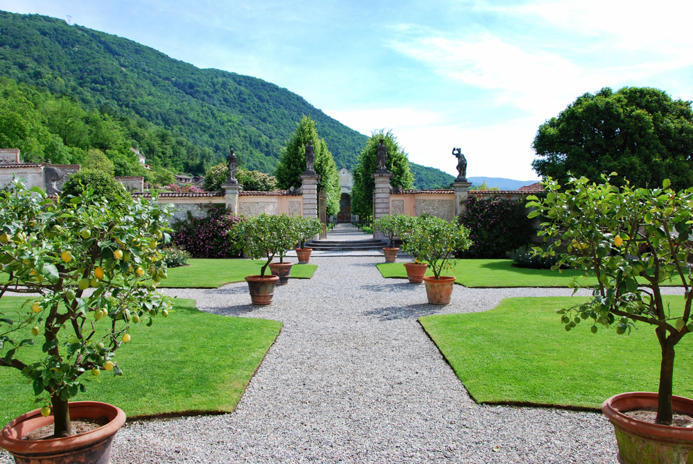 Il giardino di Villa Della Porta