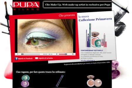 Clio make up: il trucco esclusivo per Pupa